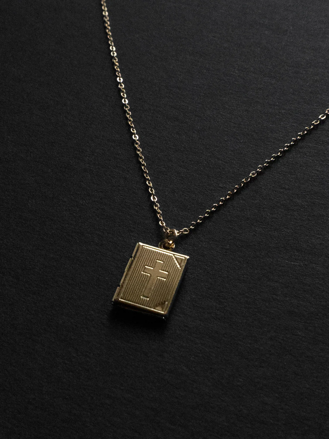 Book Locket Huggies - Gold - Image 8