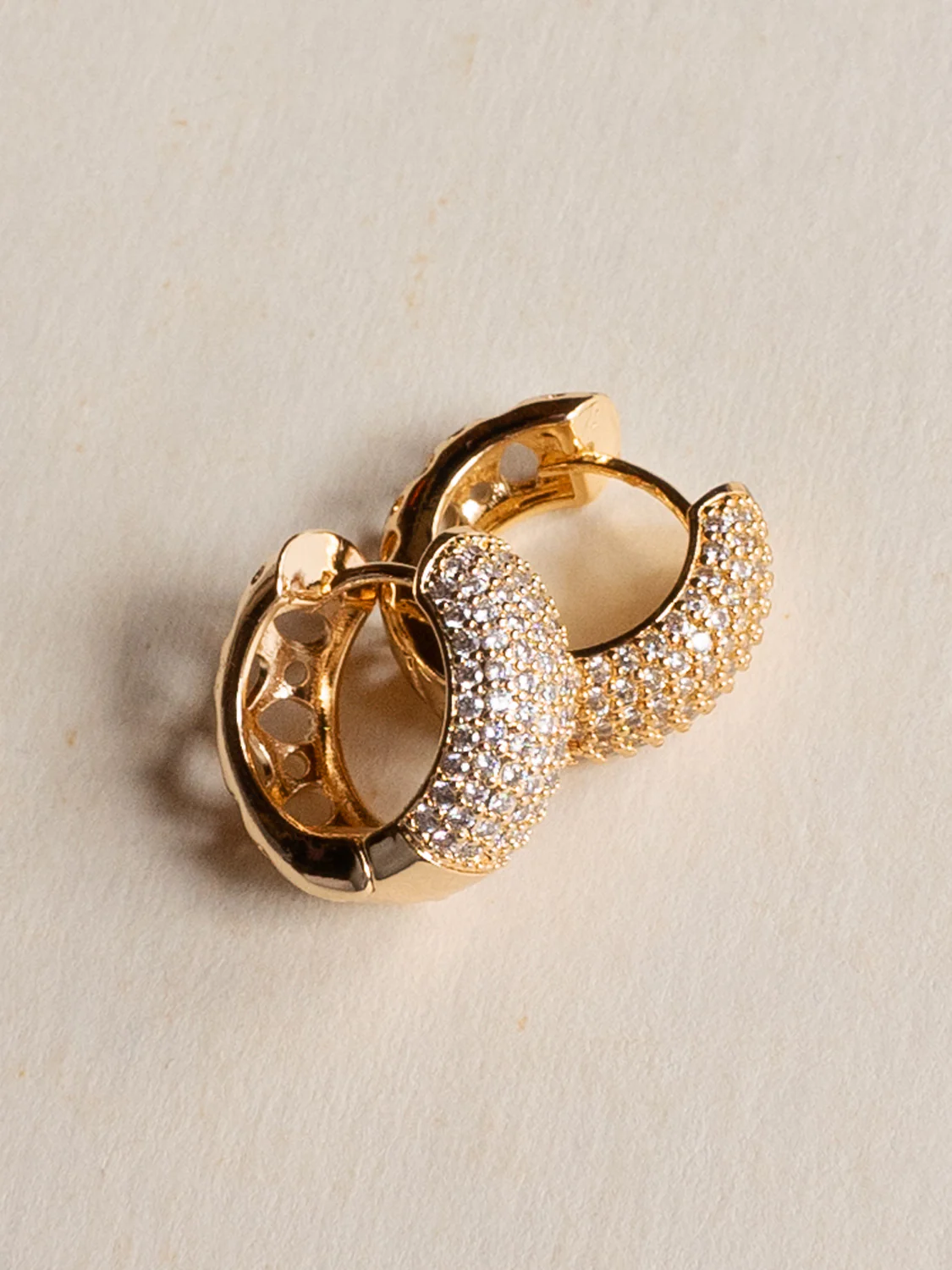 Chunky Gemstone Hoops