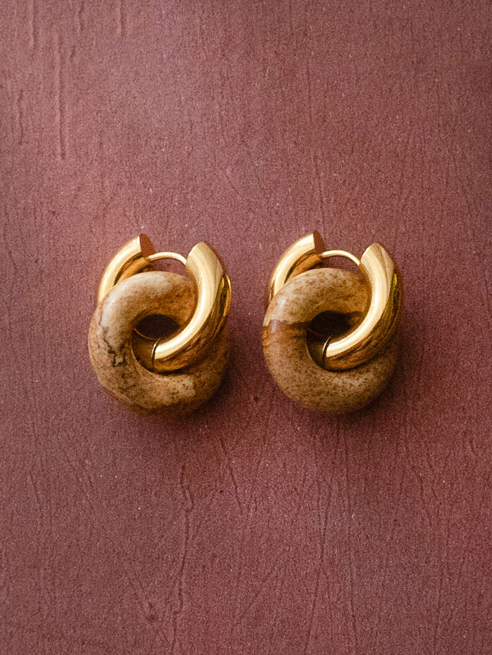 Donut Hoops, Silver - Sandstone - Image 3