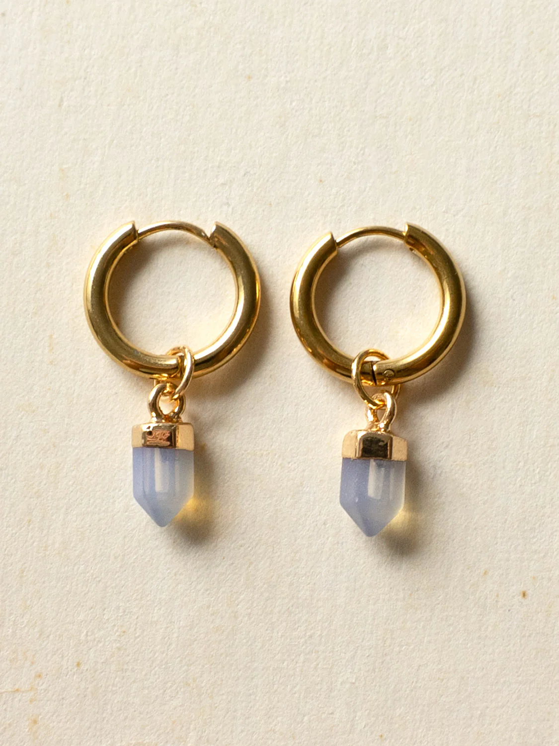 Elemental Petite Hoops - Opal
