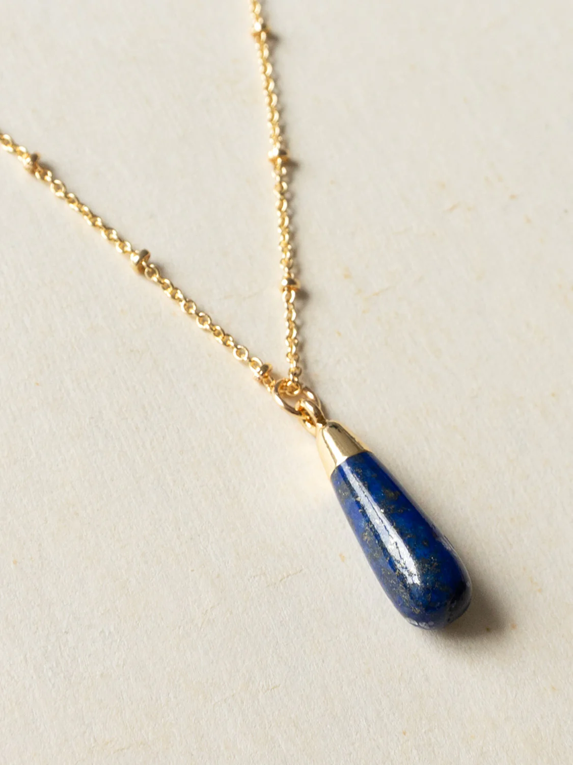 Flow Stone Necklace - Lapis Lazuli