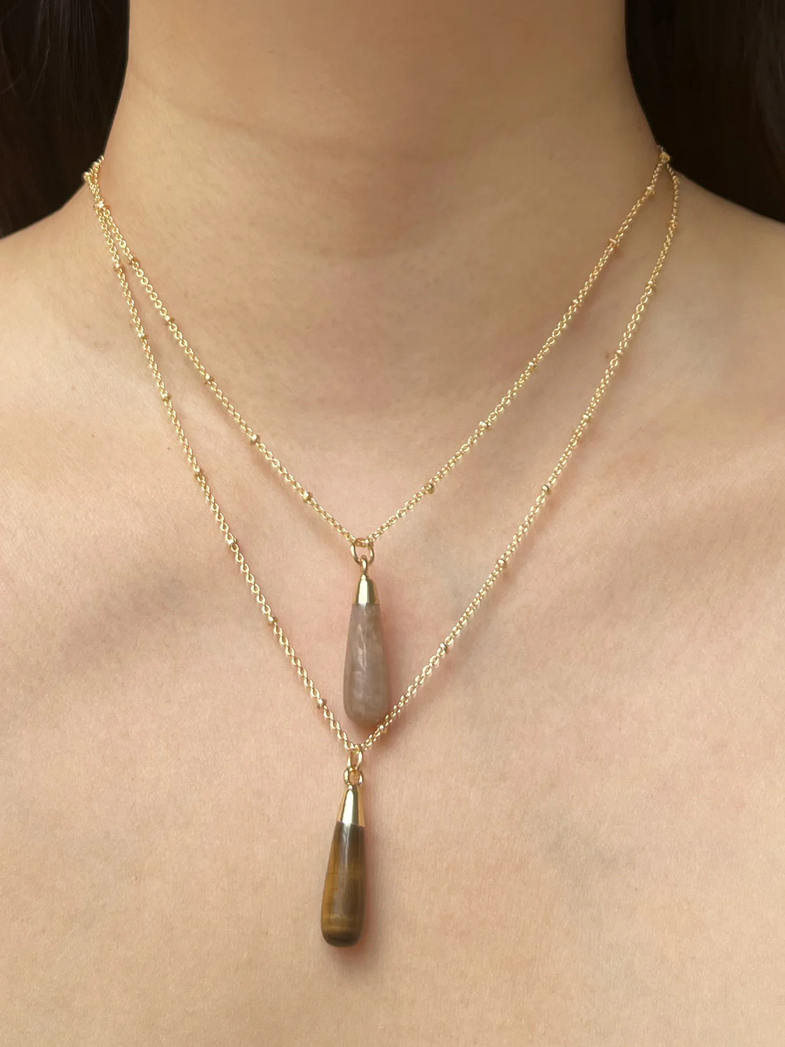 Flow Stone Necklace - Sunstone - Image 2