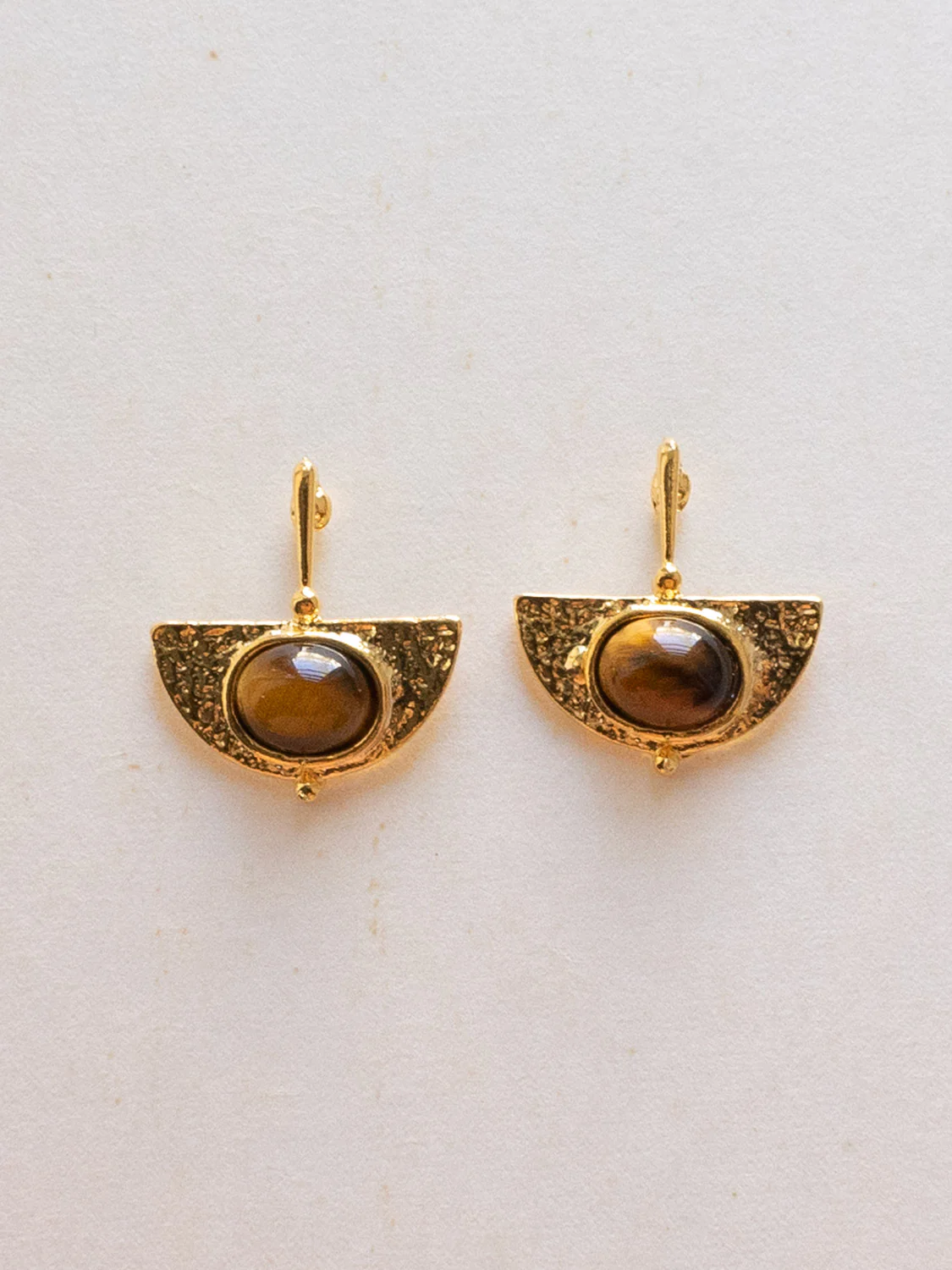 Heirloom Earrings - Tiger Eye