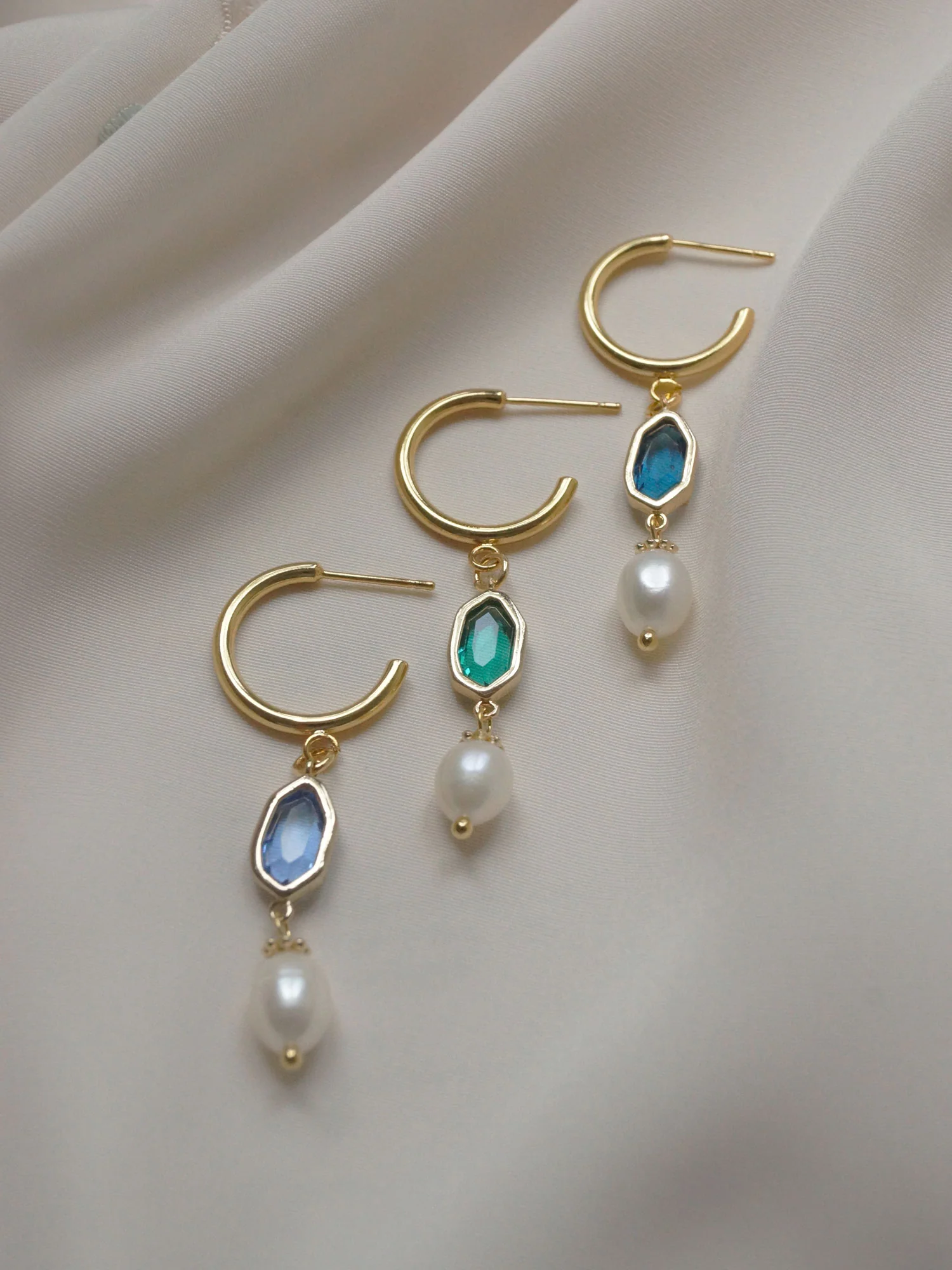 Hildur Earrings - Cornflower Blue - Image 6