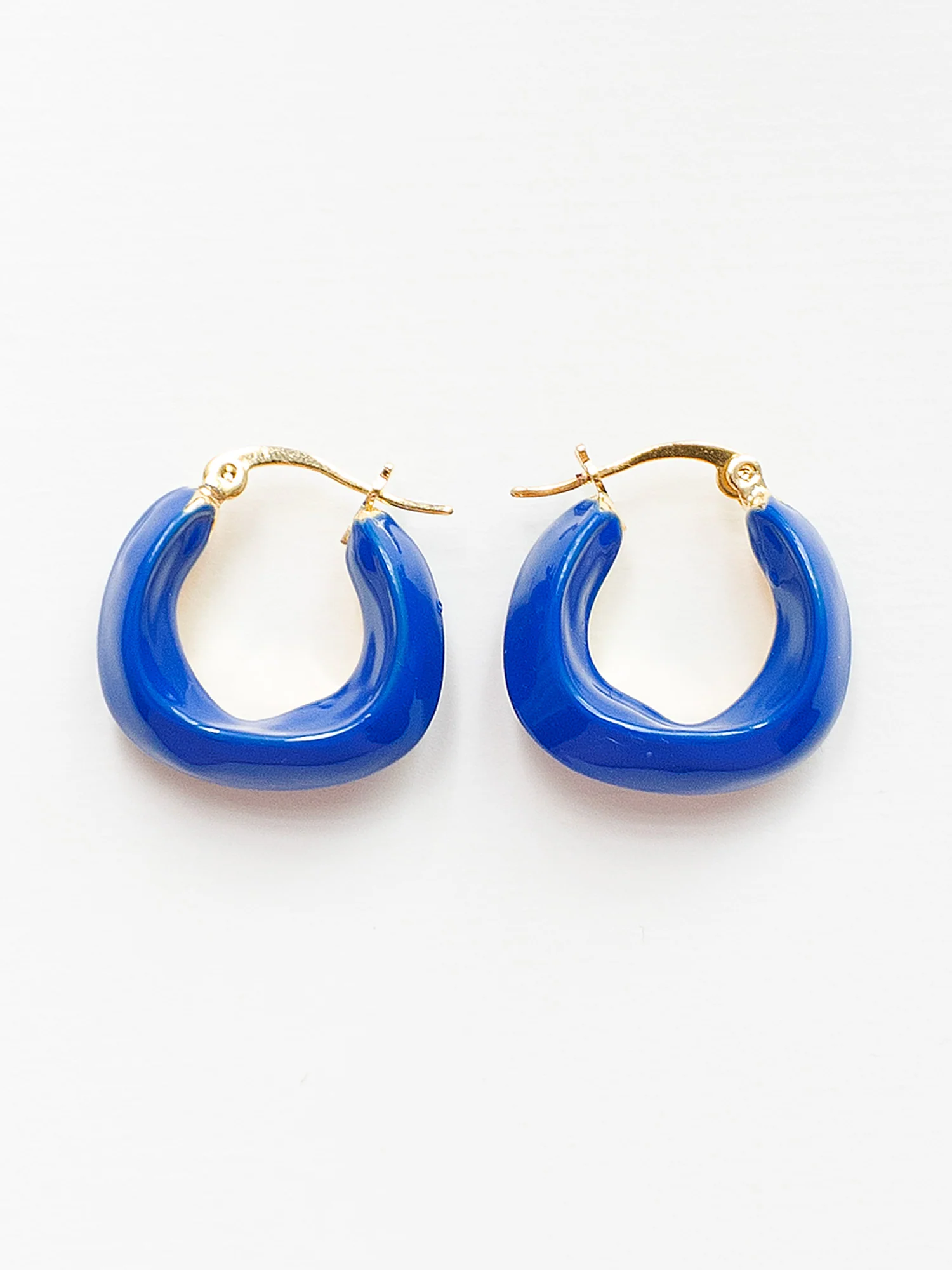 Oracle Enamel Hoops - Blue