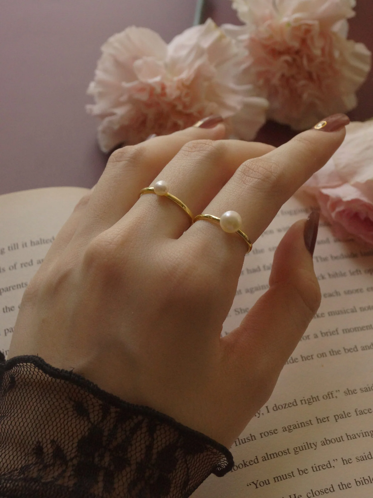Pearl Ring - Medium Pearl - Image 2