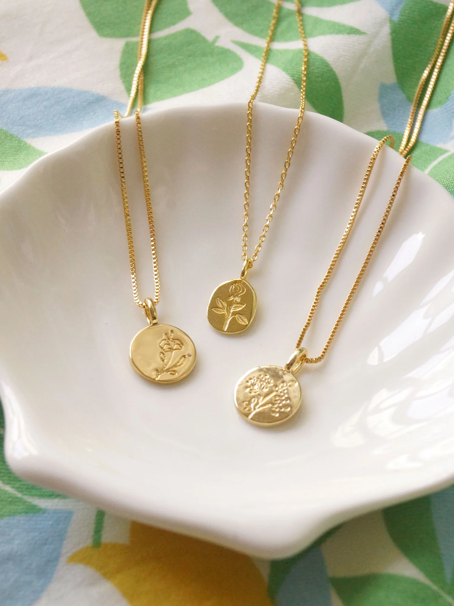 Peony Pendant Necklace *18K Gold-plated - Image 7