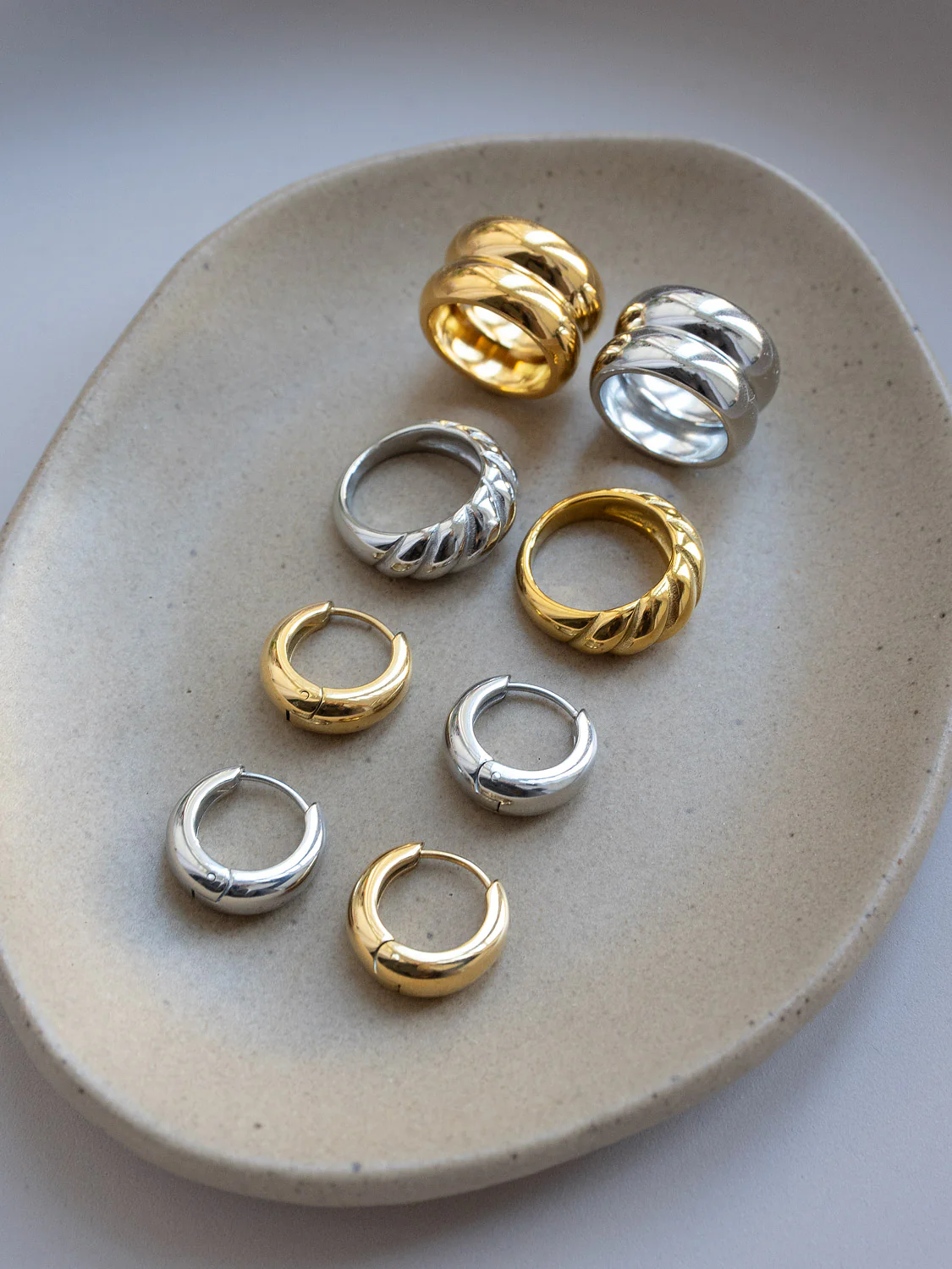 Braided Ring, Stainless Steel - Silver - Image 7