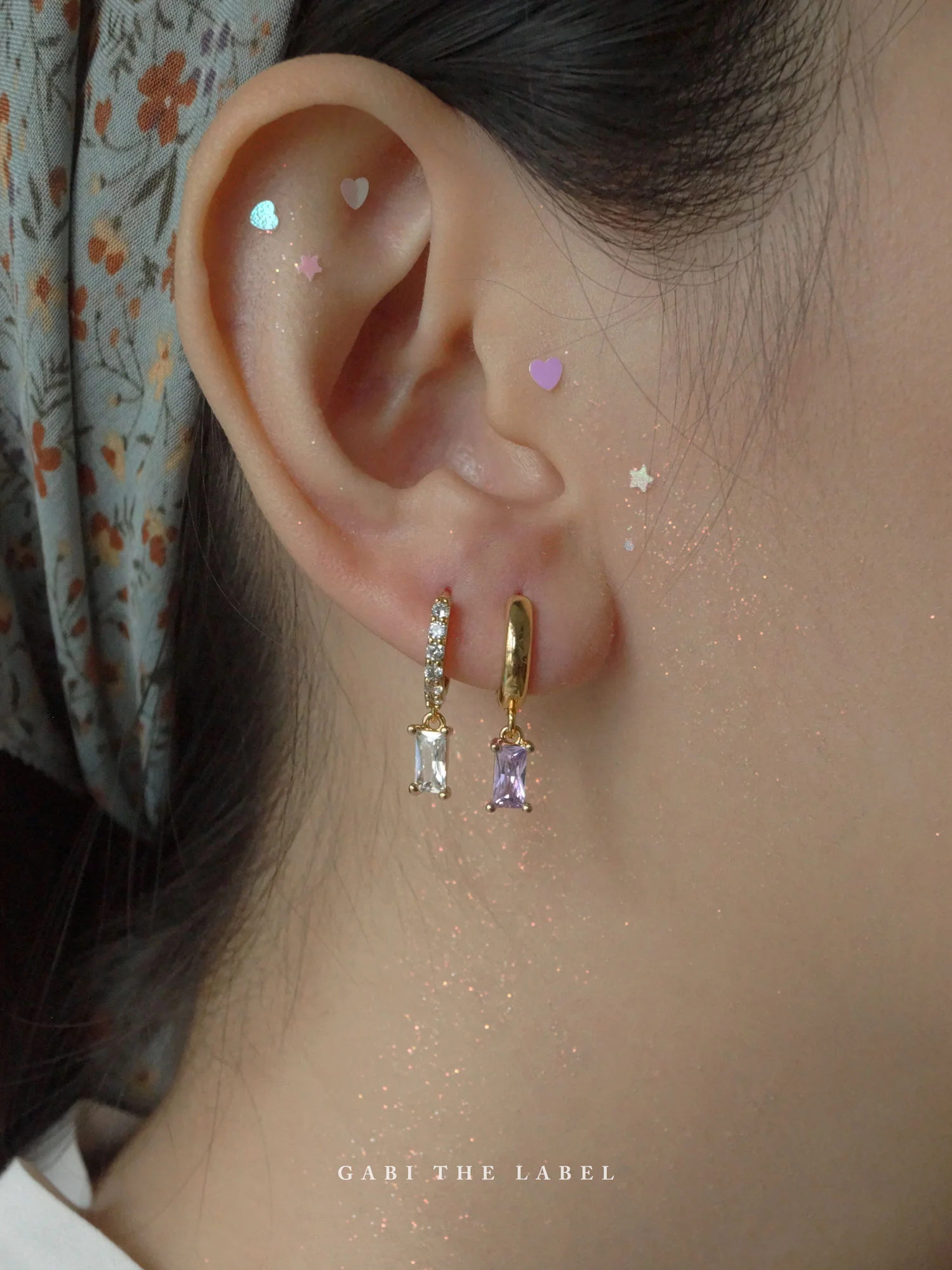REVERIE Huggies - Lilac *18K Gold-plated - Image 4
