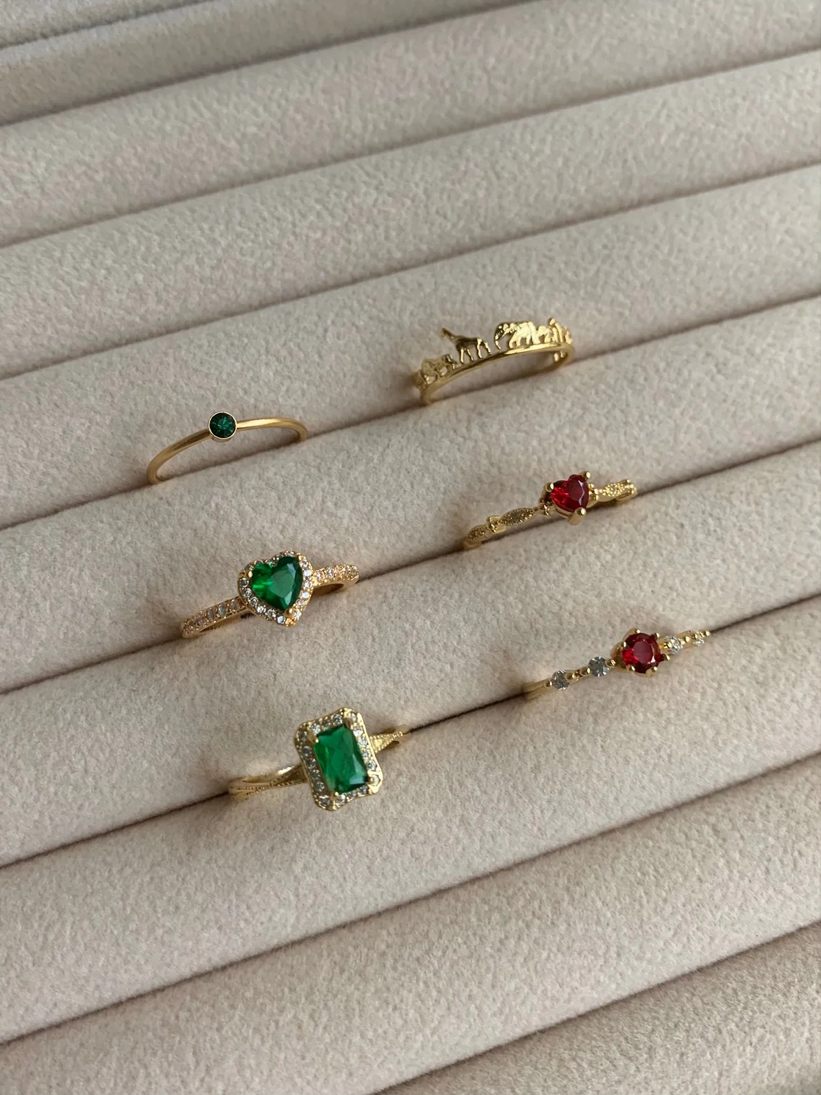 Ruby Heart Gemstone Ring - Image 3