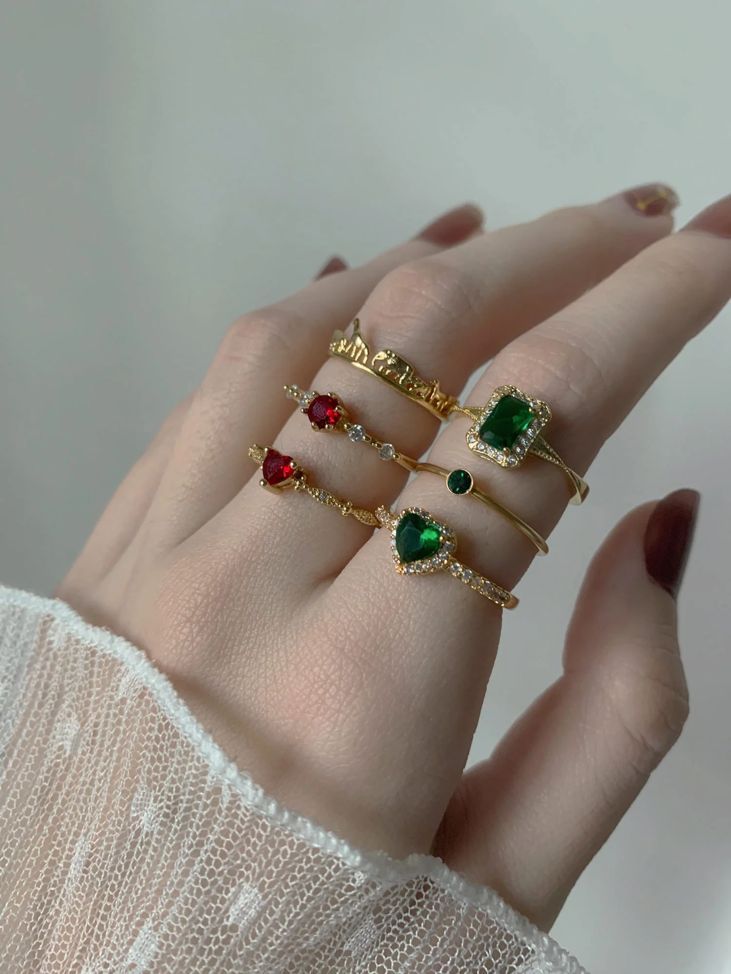 Ruby Heart Gemstone Ring - Image 6