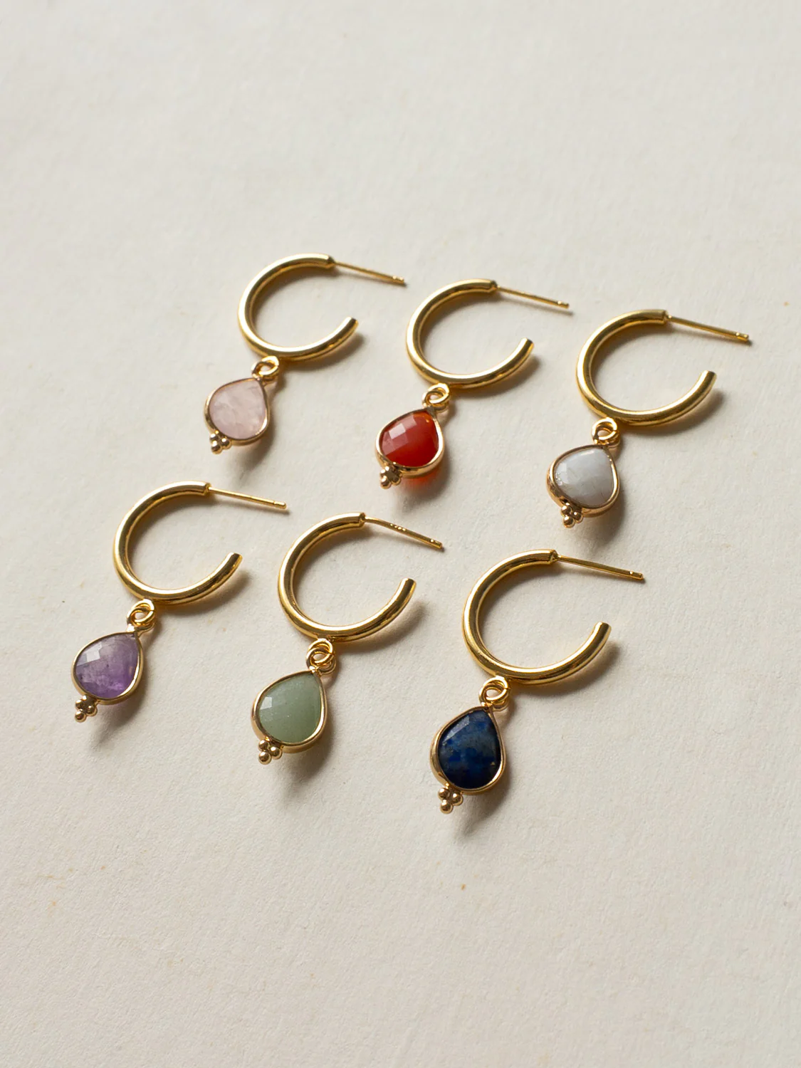 Spiritborn Hoops - Orange-Red Agate - Image 5