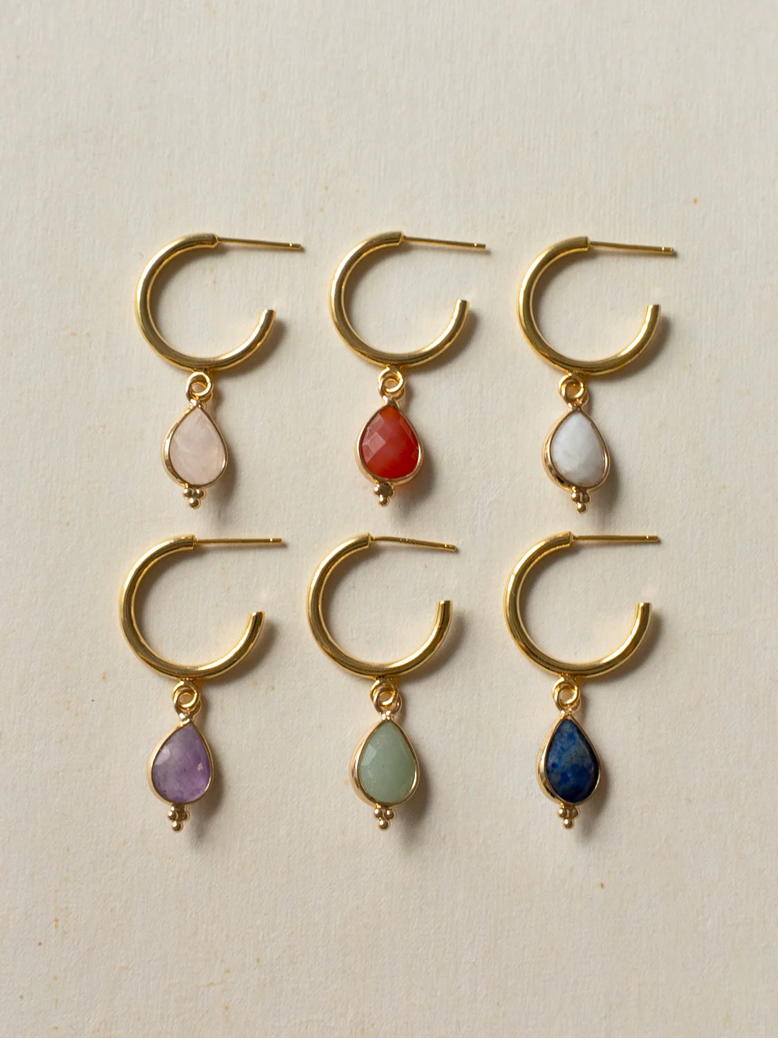 Spiritborn Hoops - Orange-Red Agate - Image 6