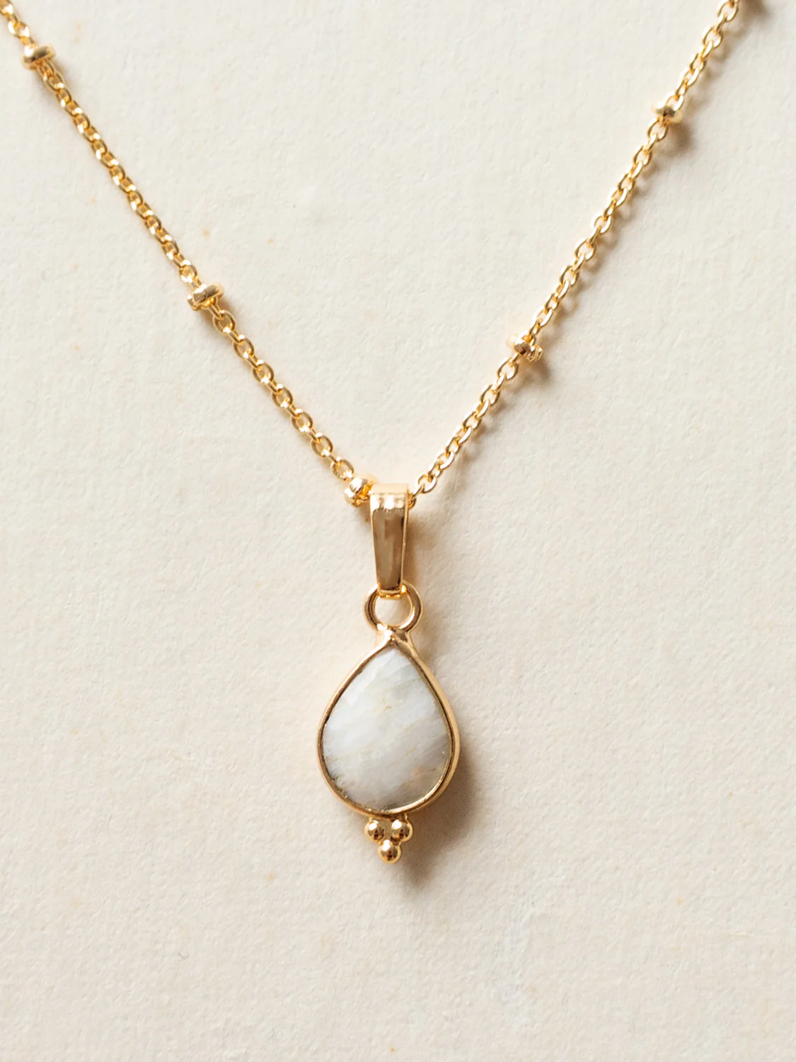 Spiritborn Necklace - White Jade