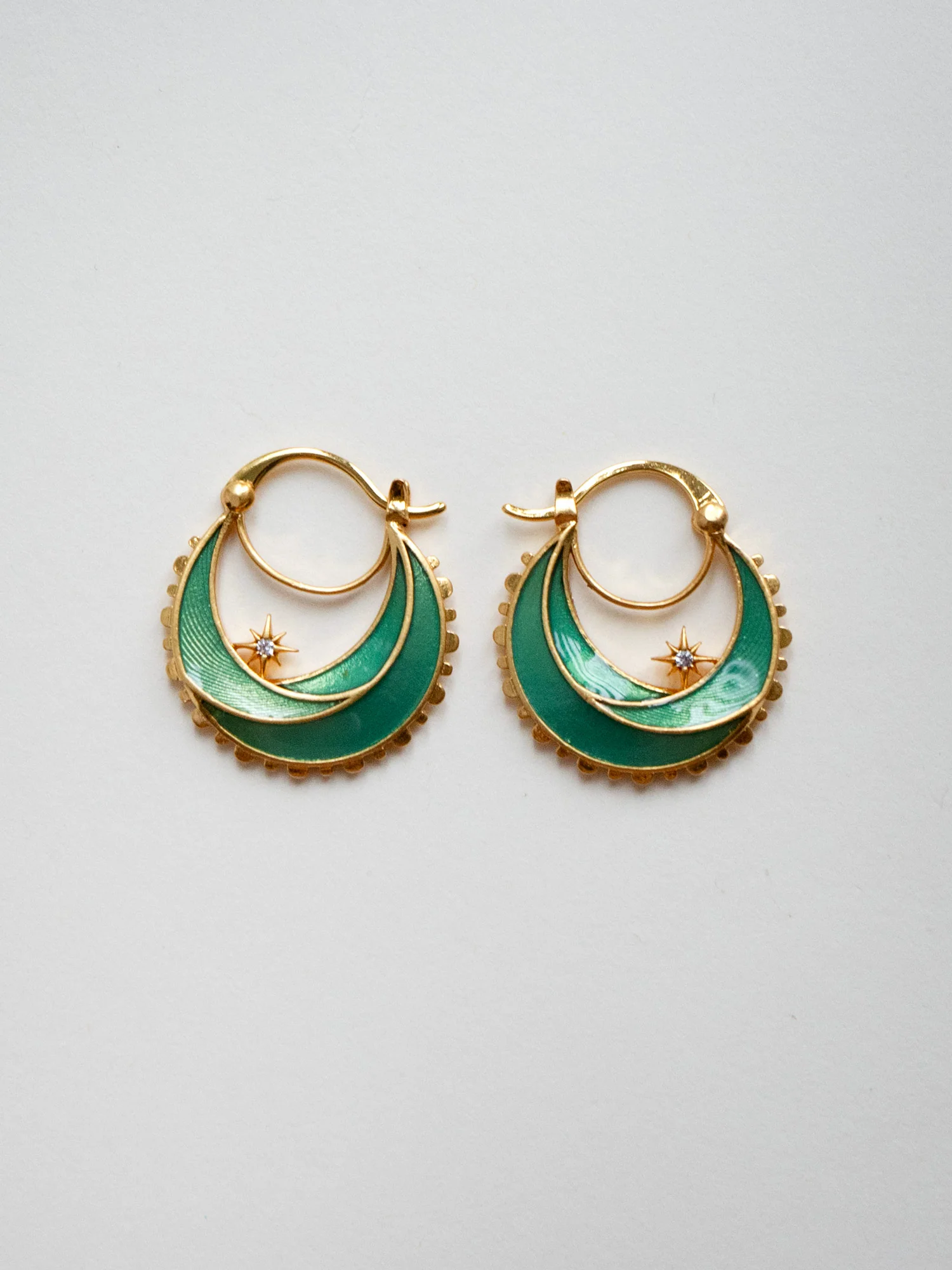 The Journey Beyond Hoop Earrings - Sea Green